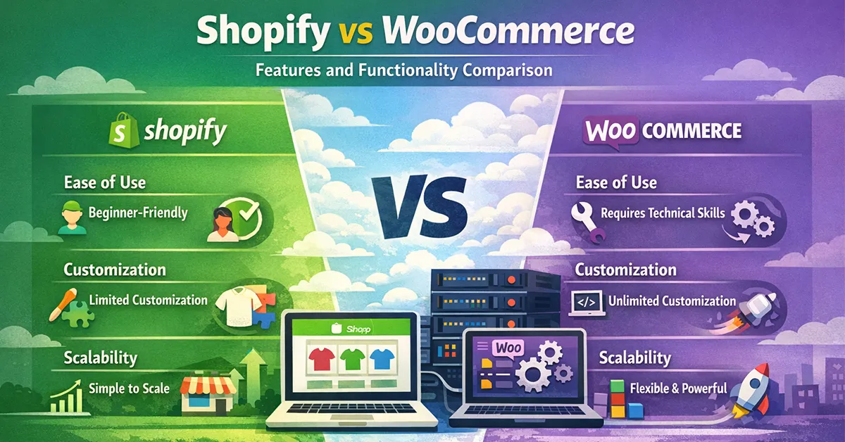 Shopify vs WooCommerce: Features and Functionality Comparison