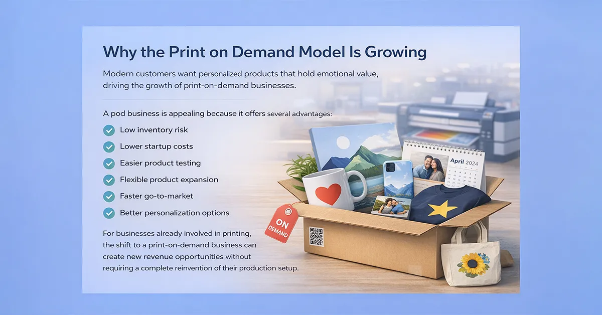 Choosing products for a print on demand business