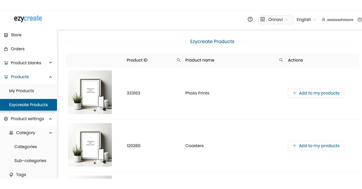 Product customization tools for print on demand business 